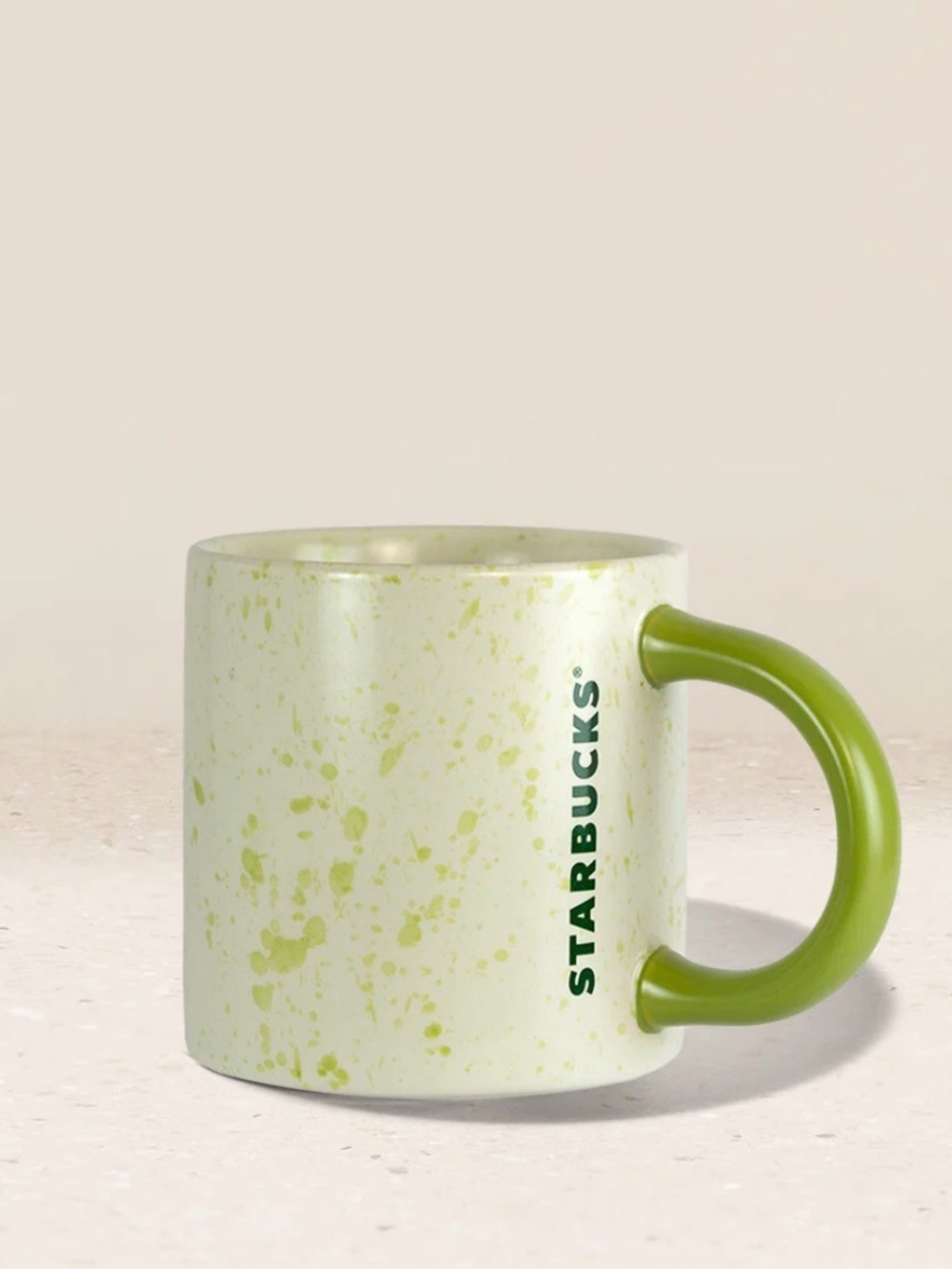 NWT Starbucks Ceramic Matcha Splatter Mug 12oz 355mL Spring 2026